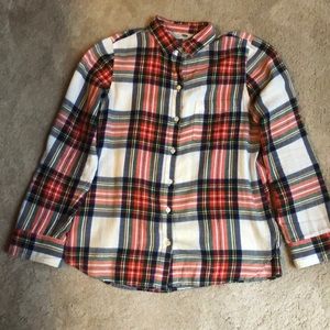 Ladies classic fit flannel